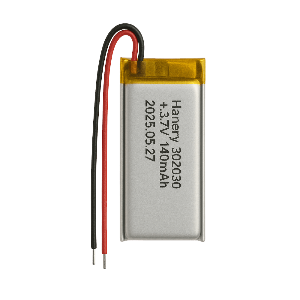 3.7V 140 mAh Lithium Batteries 302030