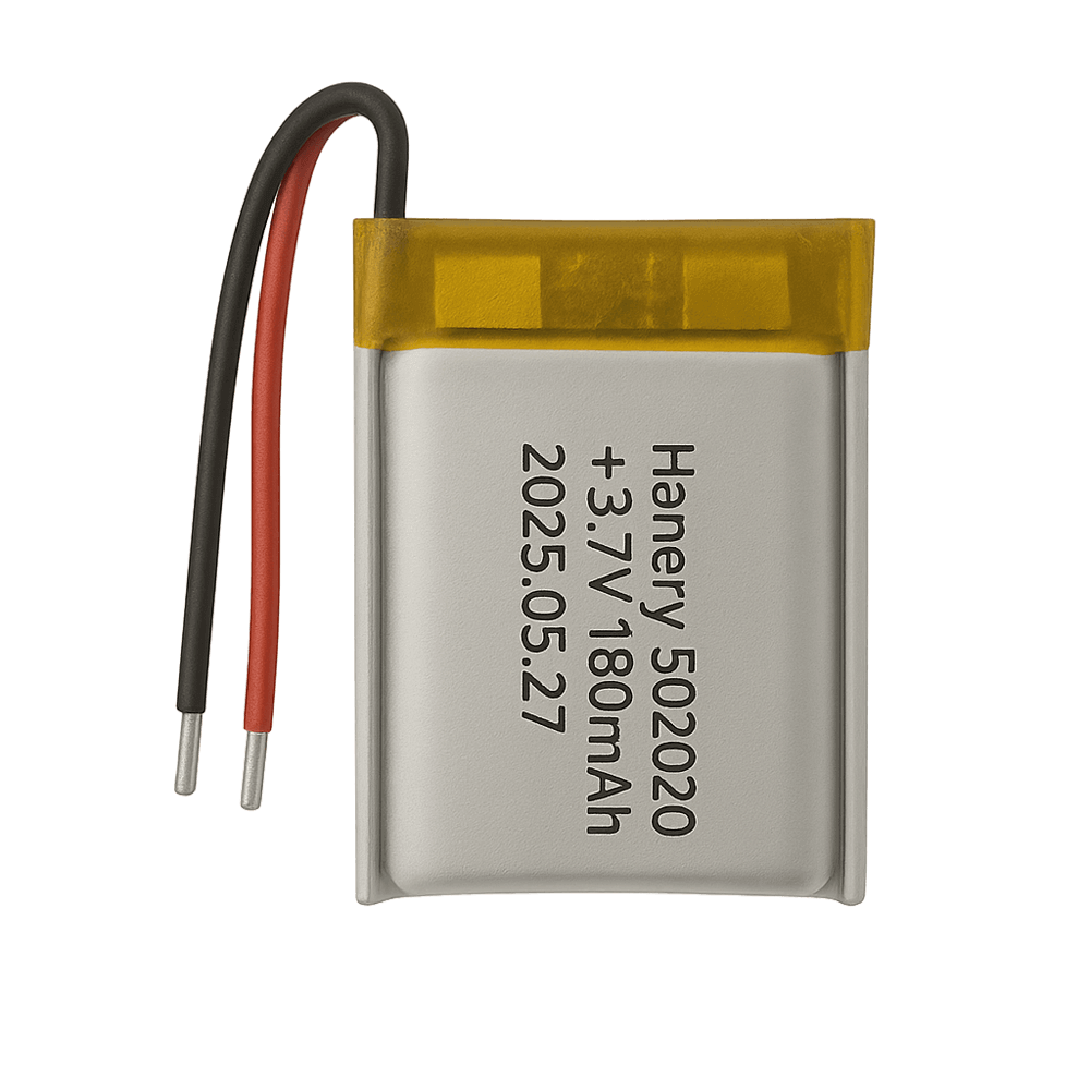 3.7V 180 mAh Lithium Battery 502020