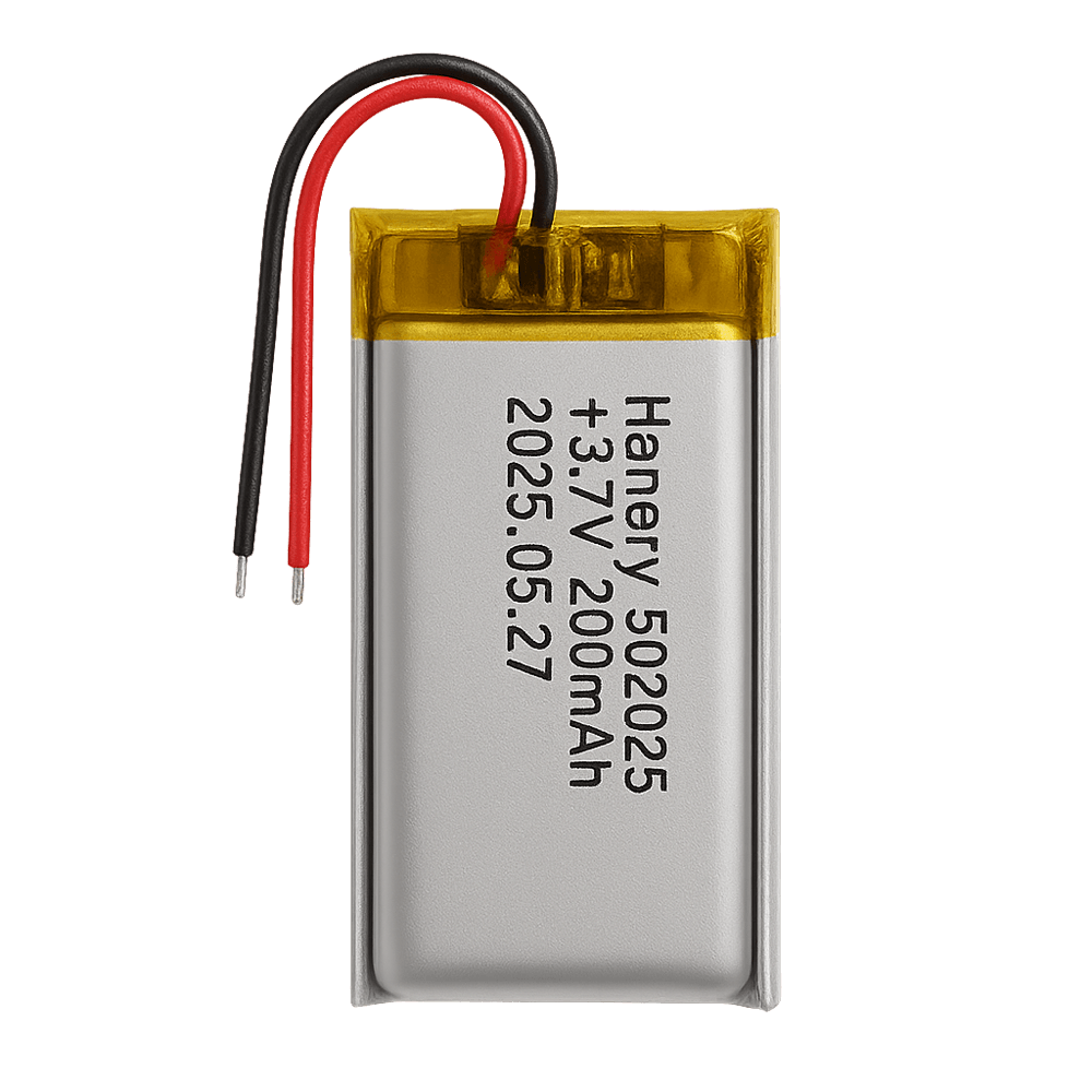3.7V 200 mAh Lithium Battery 502025