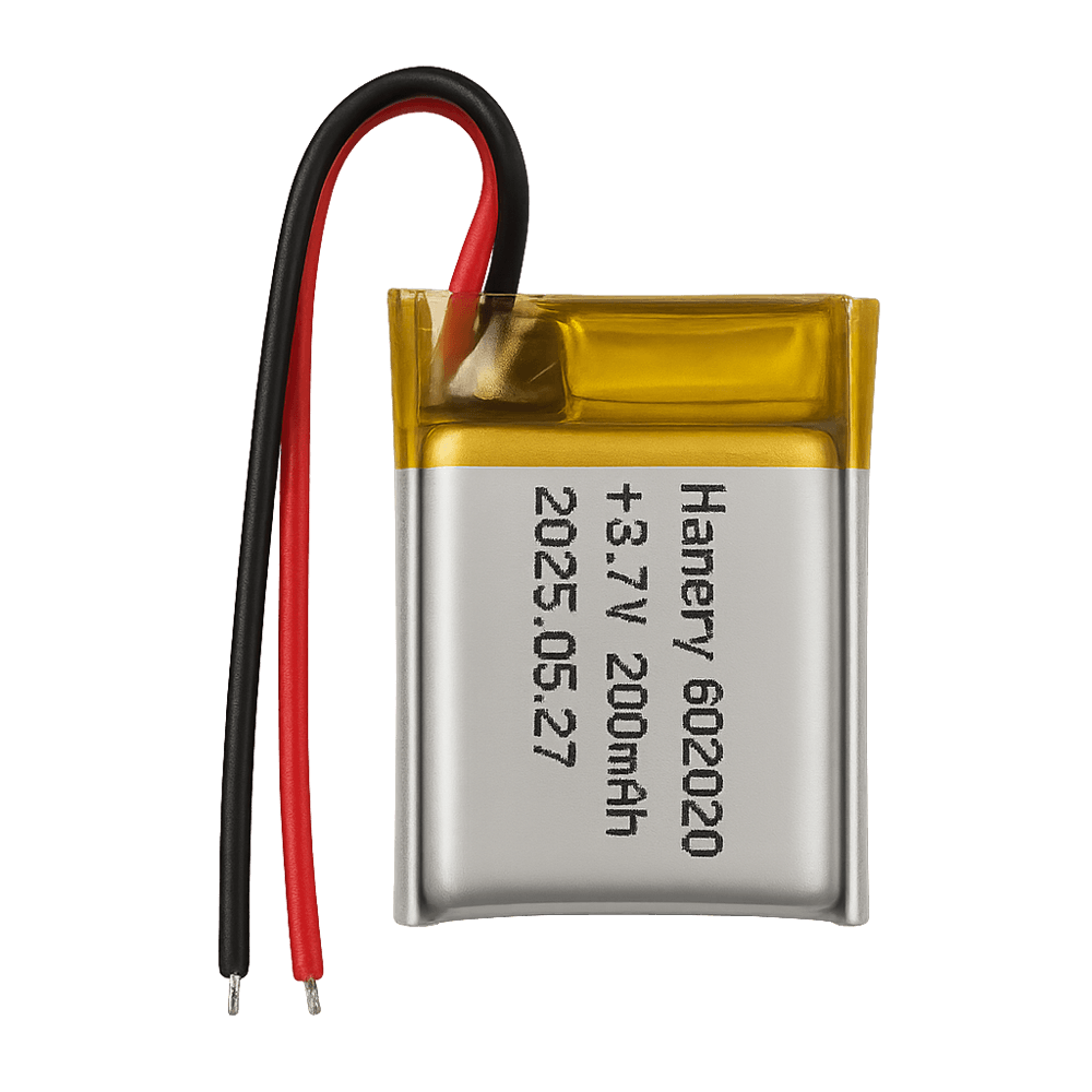 3.7V 200 mAh Lithium Battery 602020
