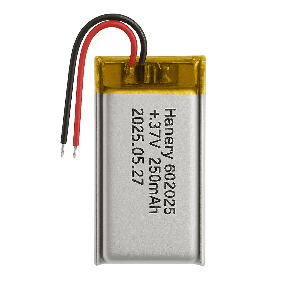 3.7V 250 mAh Lithium Battery 602025