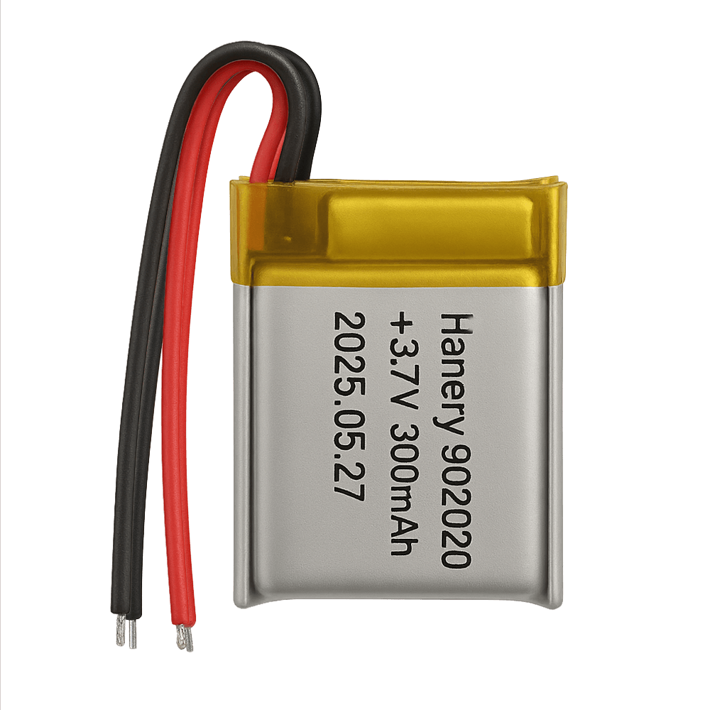 3.7V 300 mAh Lithium Battery 902020