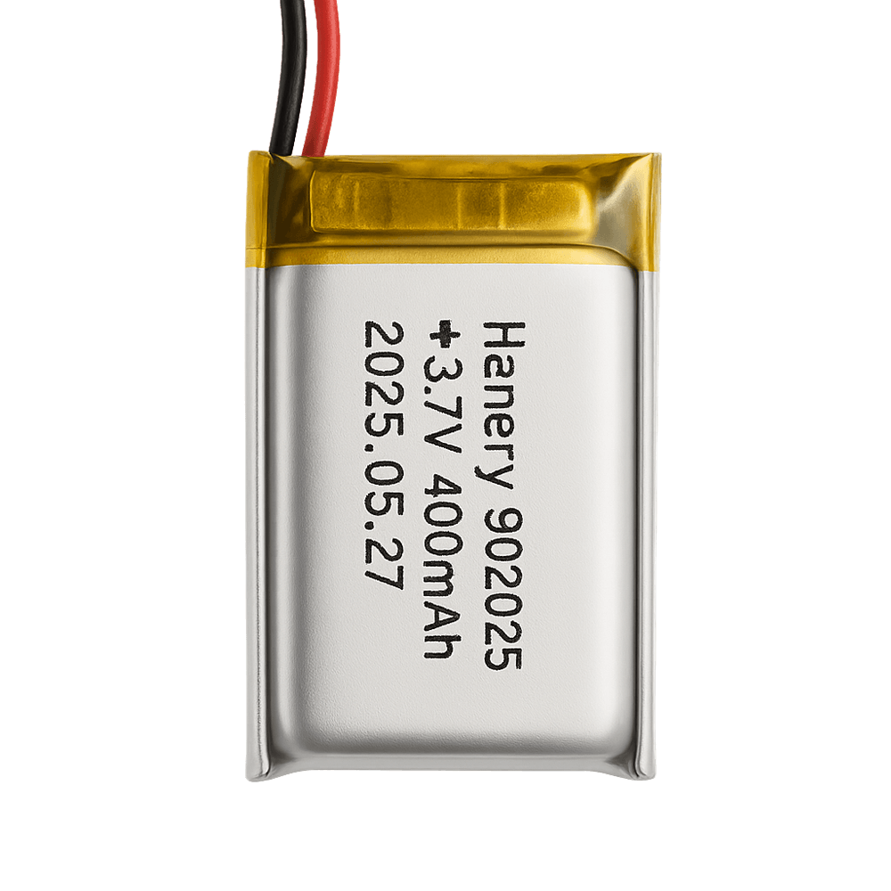 3.7V 400 mAh Lithium Battery 902025