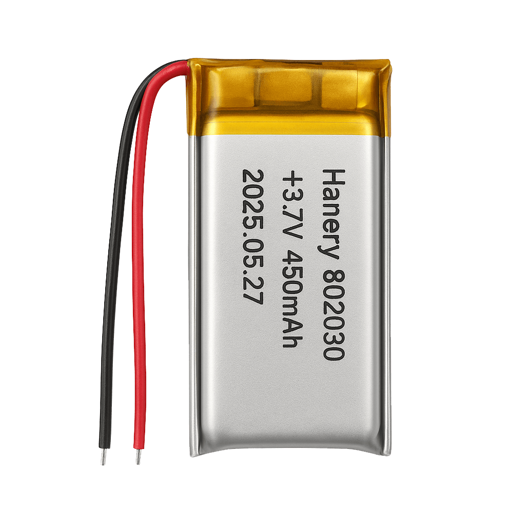 3.7V 450 mAh Lithium Batteries 802030
