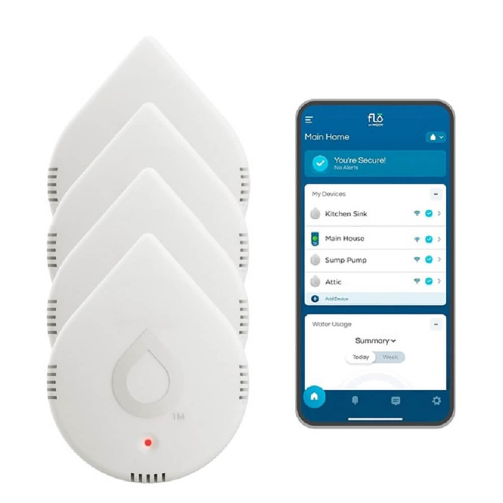 Flo by Moen Smart Water Leak & Freeze Detectors