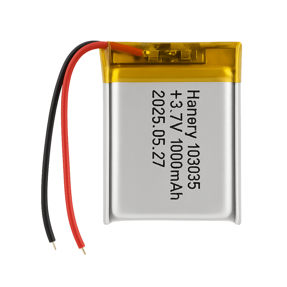 3.7V 1000 mAh Lithium Batteries 103035