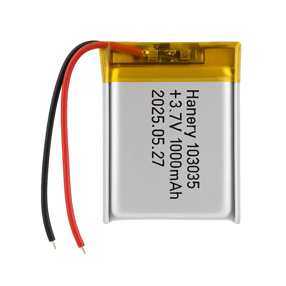 3.7V 1000 mAh Lithium Batteries 103035