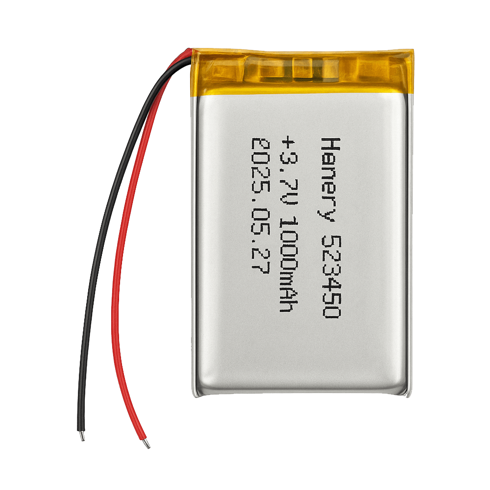 3.7V 1000 mAh Lithium Batteries 523450