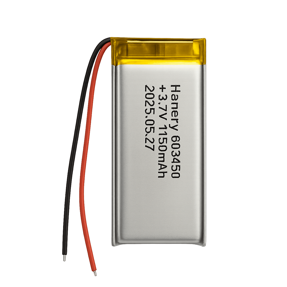 3.7V 1150 mAh Lithium Batteries 603450