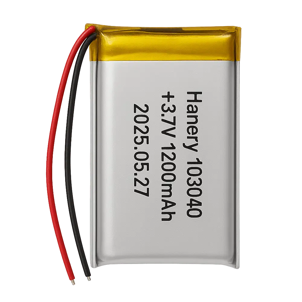 3.7V 1200 mAh Lithium Batteries 103040