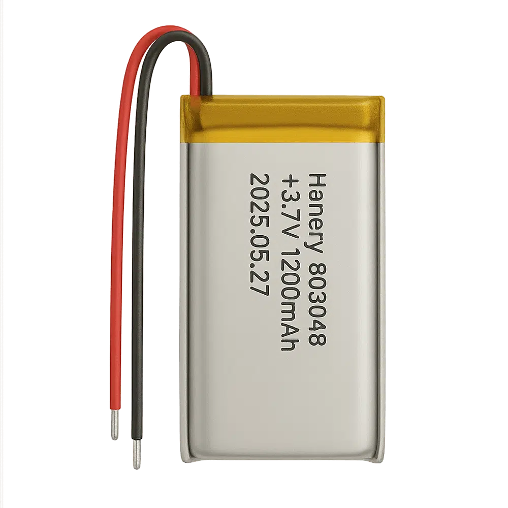 3.7V 1200 mAh Lithium Batteries 803048