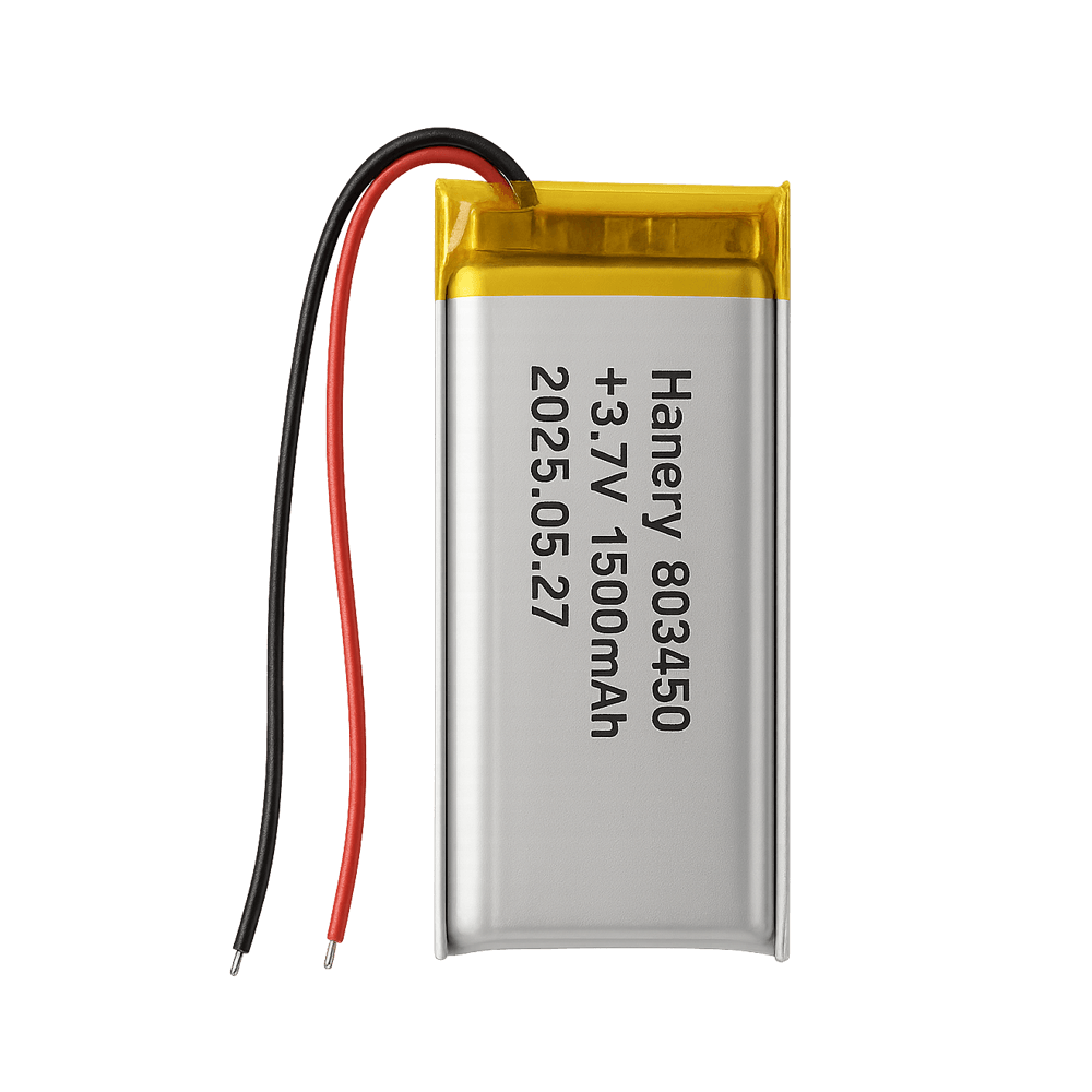 3.7V 1500 mAh Lithium Batteries 803450