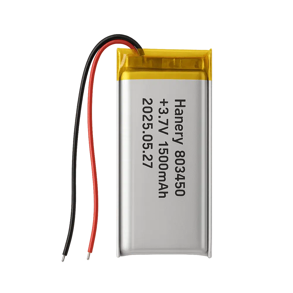 3.7V 1500 mAh Lithium Batteries 803450