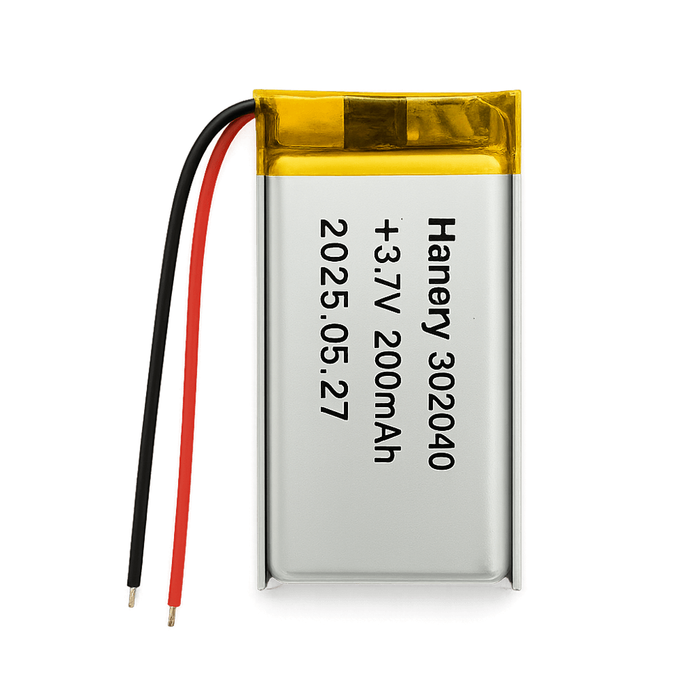 3.7V 200 mAh Lithium Batteries 302040