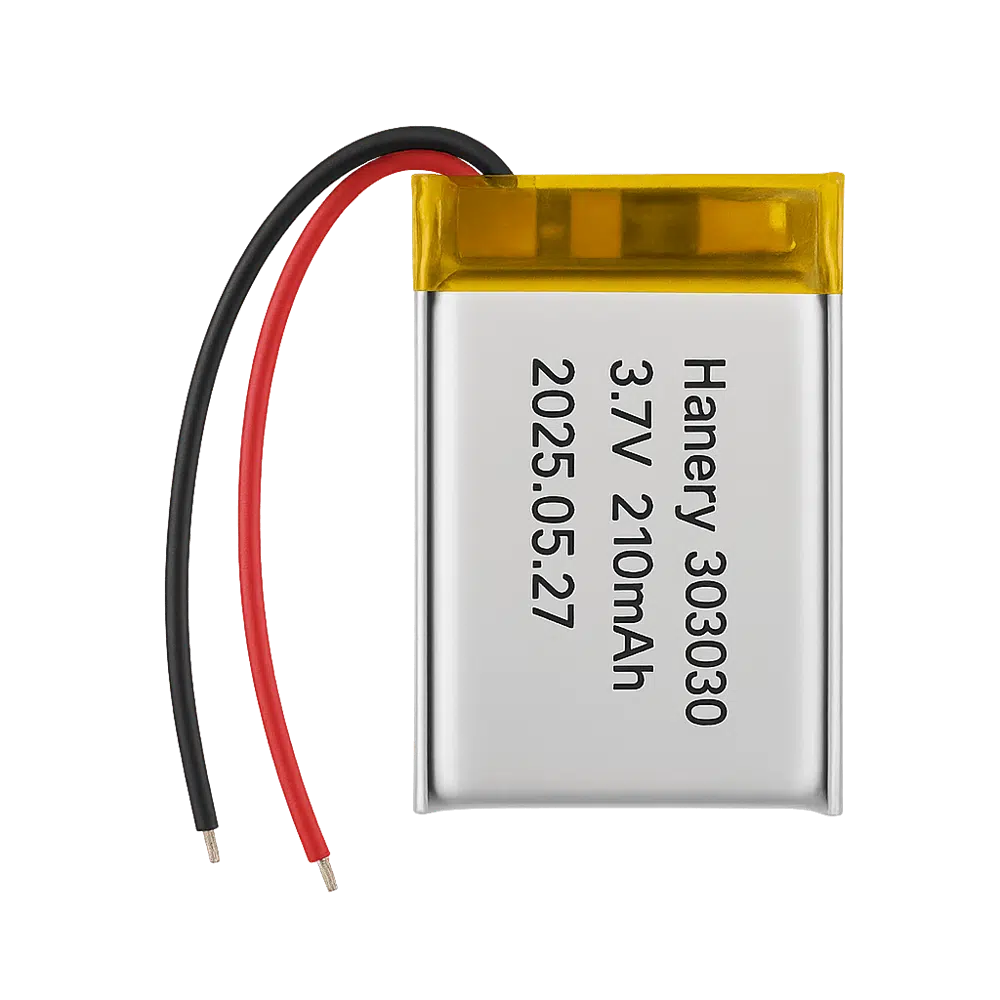 3.7V 210 mAh Lithium Batteries 303030