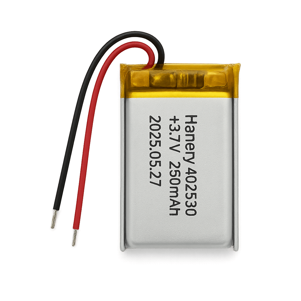 3.7V 250 mAh Lithium Batteries 402530