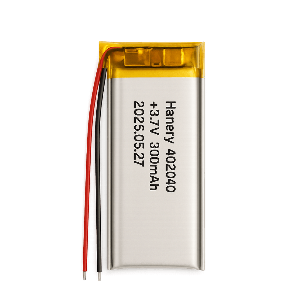 3.7V 300 mAh Lithium Batteries 402040