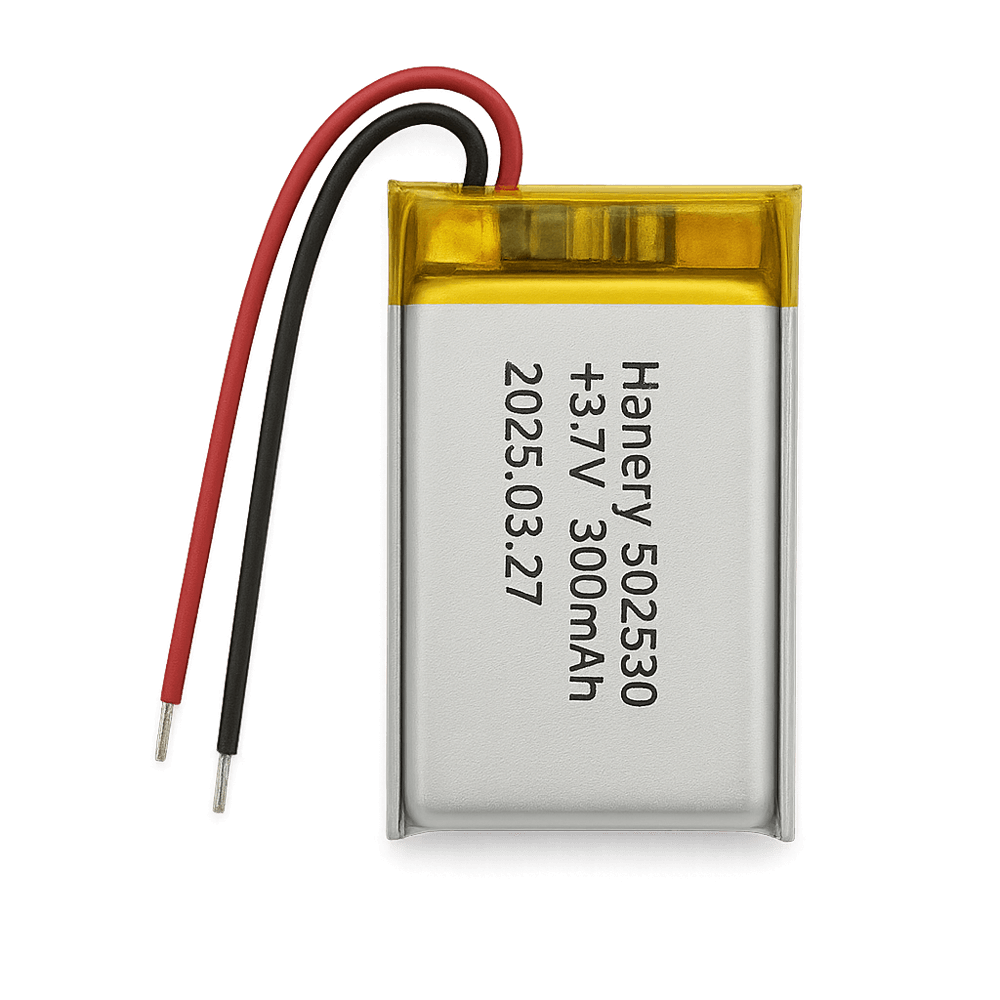 3.7V 300 mAh Lithium Batteries 502530