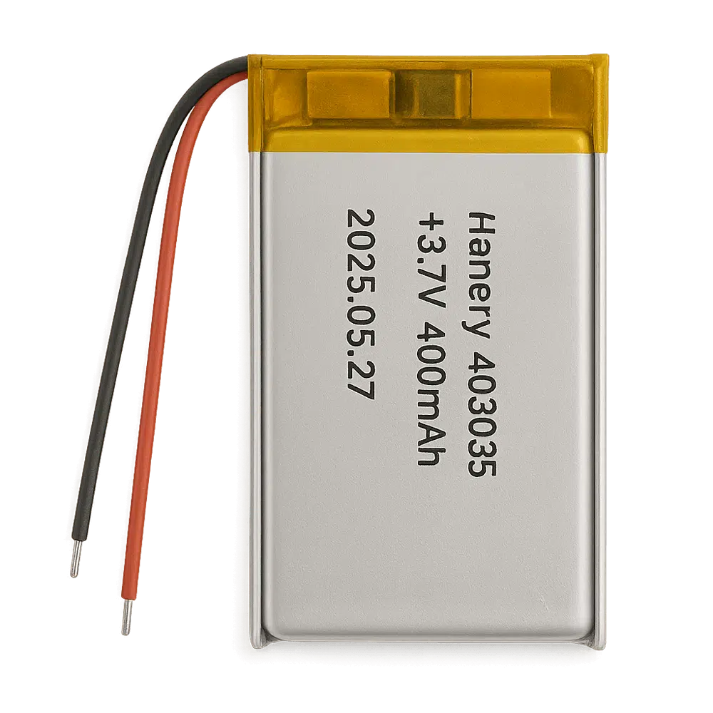 3.7V 400 mAh Lithium Batteries 403035