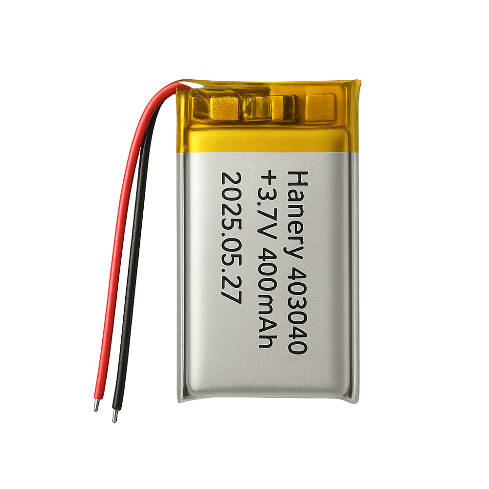 3.7V 400 mAh Lithium Batteries 403040