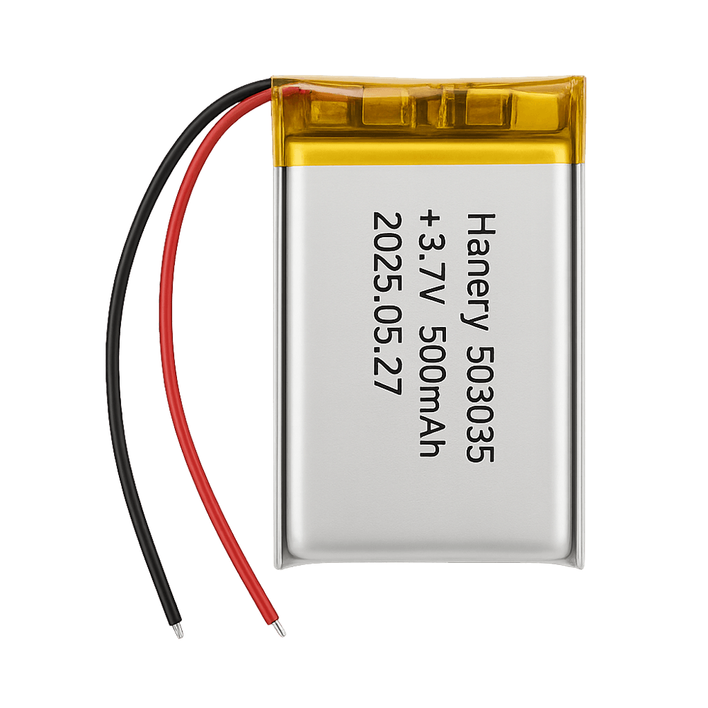 3.7V 500 mAh Lithium Batteries 503035