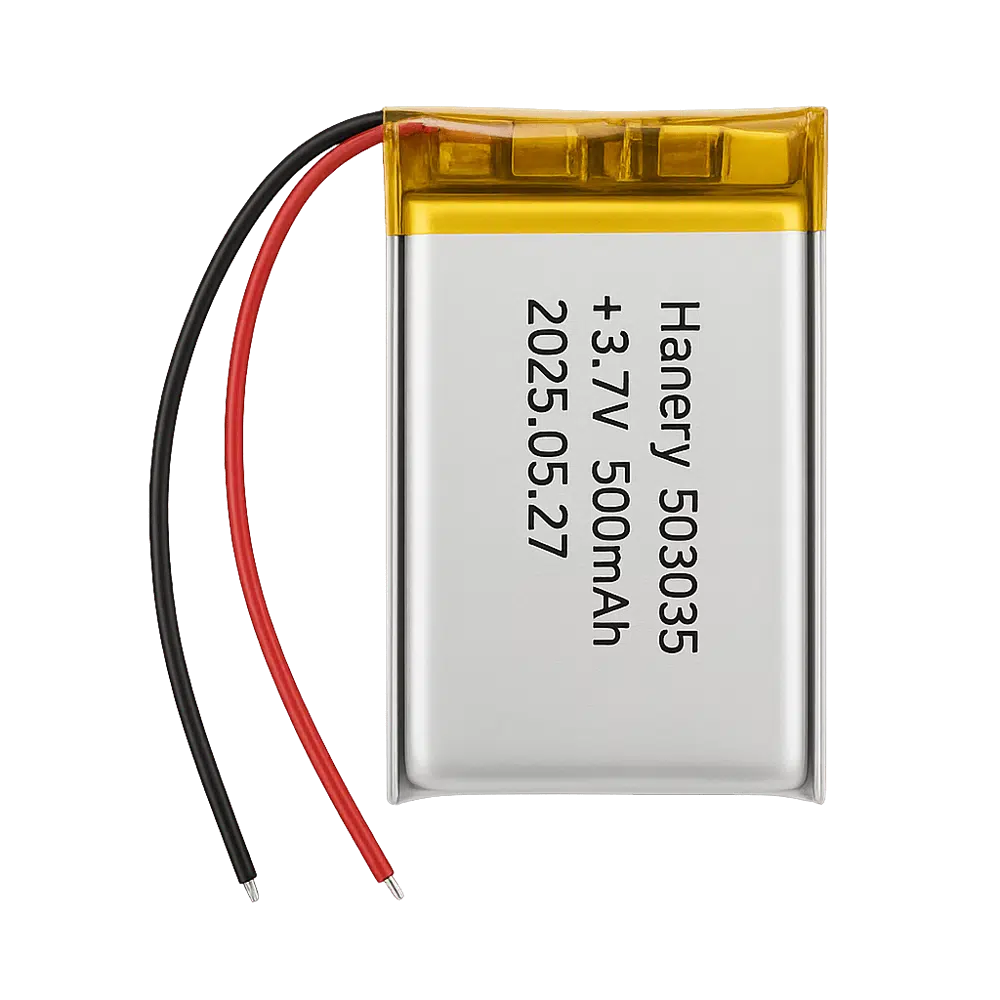 3.7V 500 mAh Lithium Batteries 503035