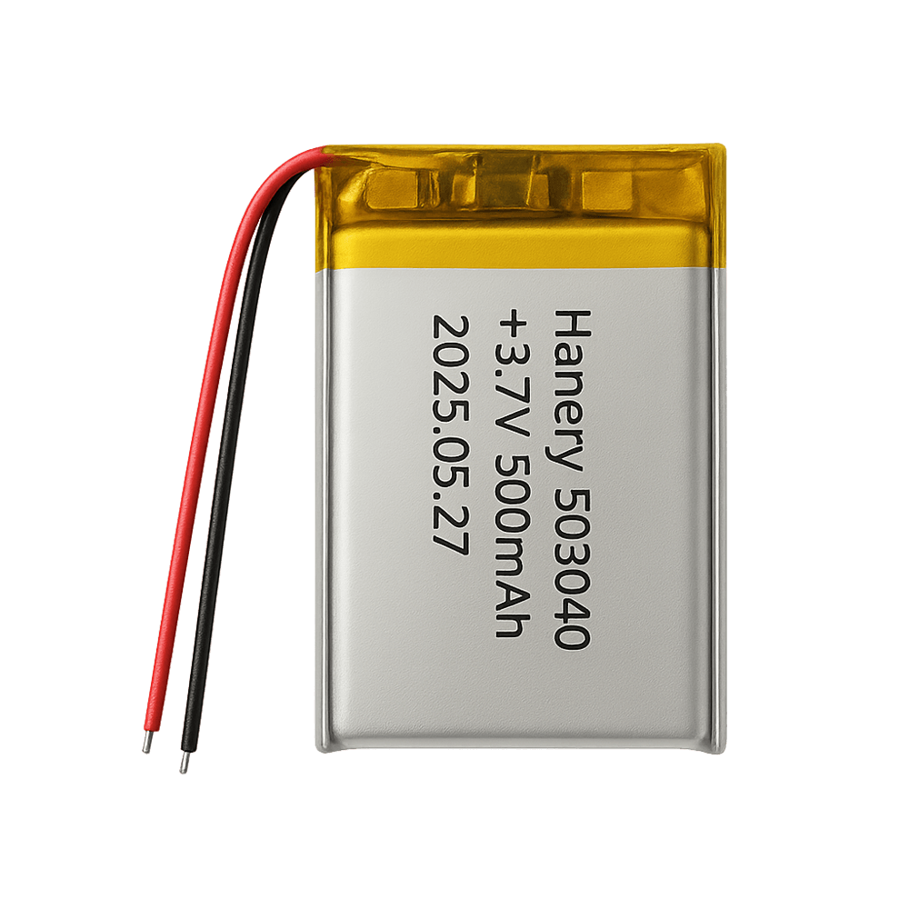 3.7V 500 mAh Lithium Batteries 503040