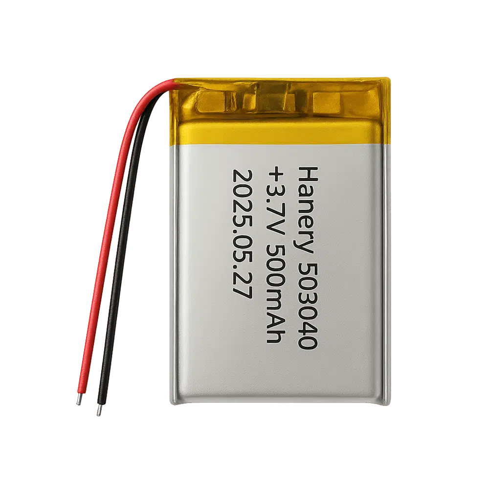 3.7V 500 mAh Lithium Batteries 503040