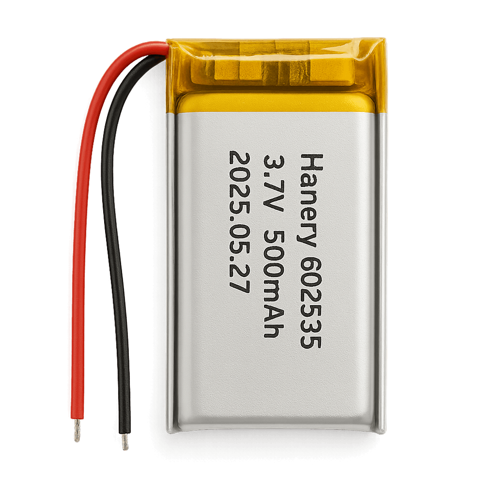 3.7V 500 mAh Lithium Batteries 602535