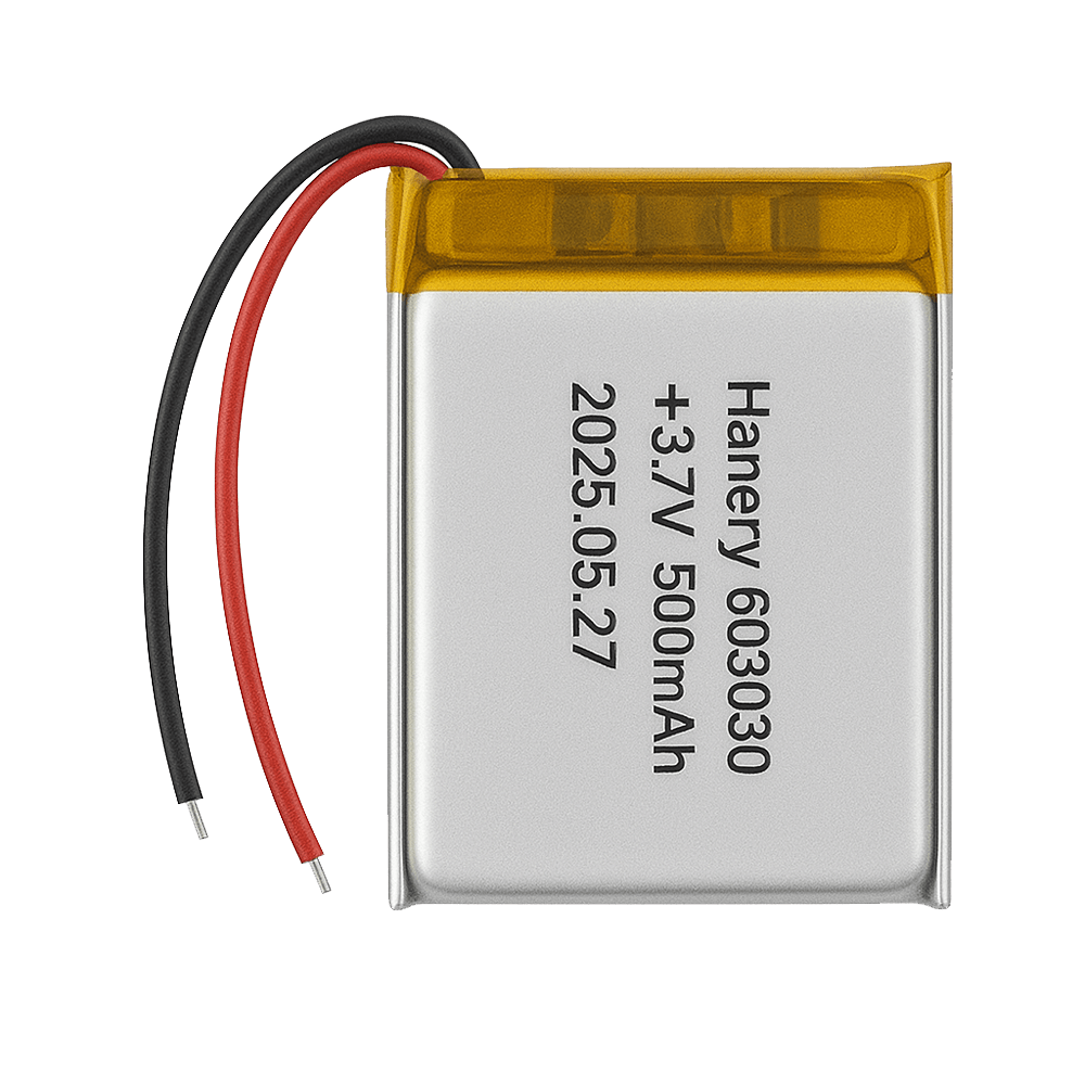 3.7V 500 mAh Lithium Batteries 603030