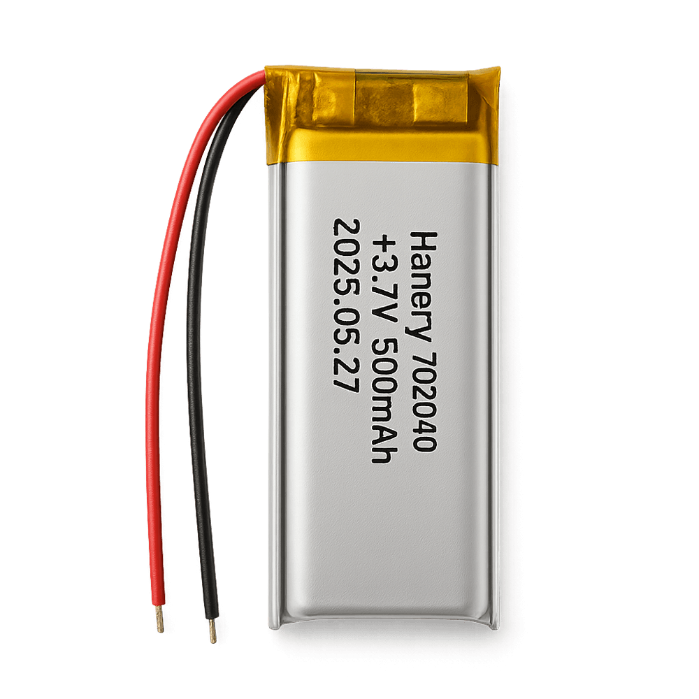 3.7V 500 mAh Lithium Batteries 702040