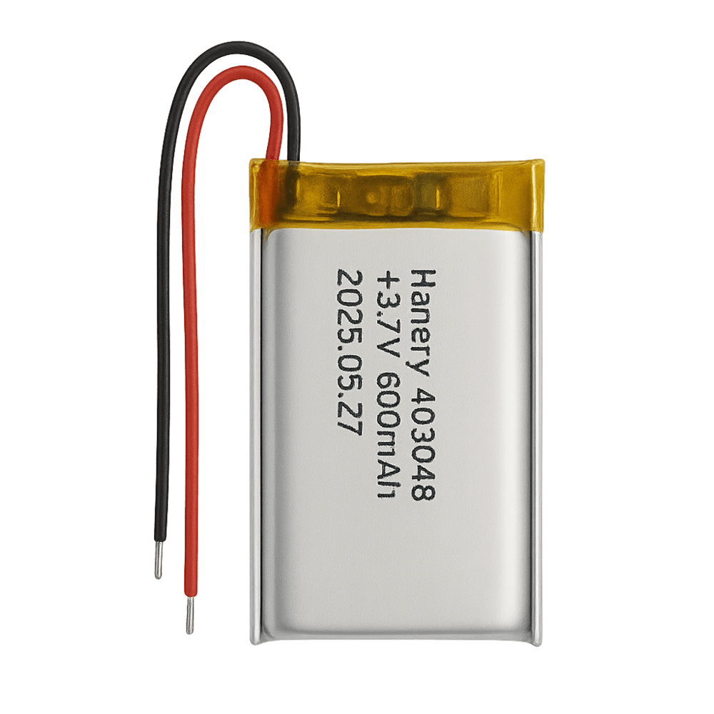 3.7V 600 mAh Lithium Batteries 403048