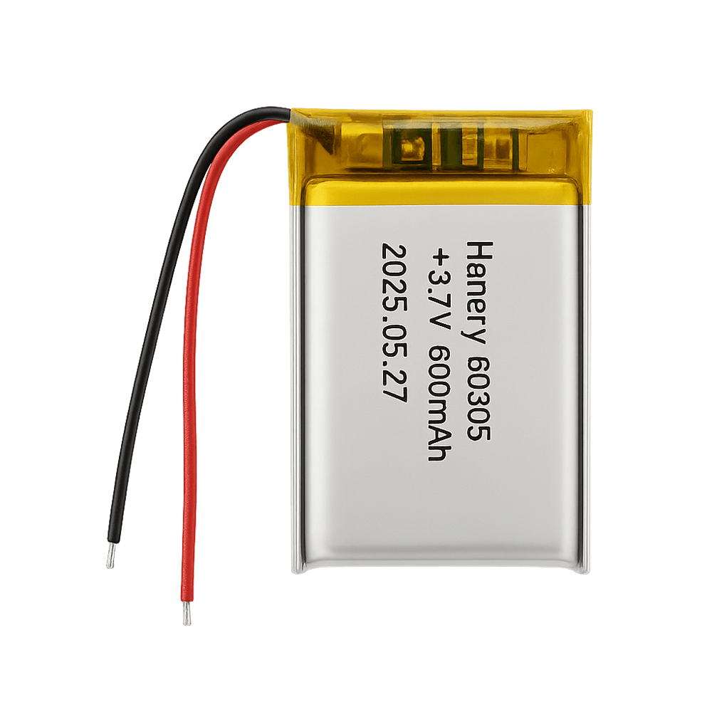 3.7V 600 mAh Lithium Batteries 603035
