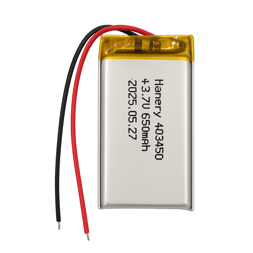 3.7V 650 mAh Lithium Batteries 403450