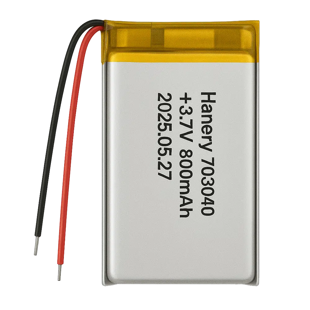 3.7V 800 mAh Lithium Batteries 703040
