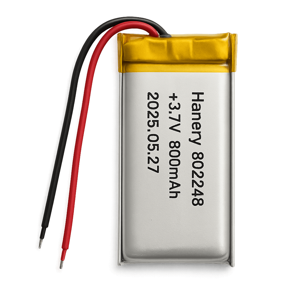 3.7V 800 mAh Lithium Batteries 802248