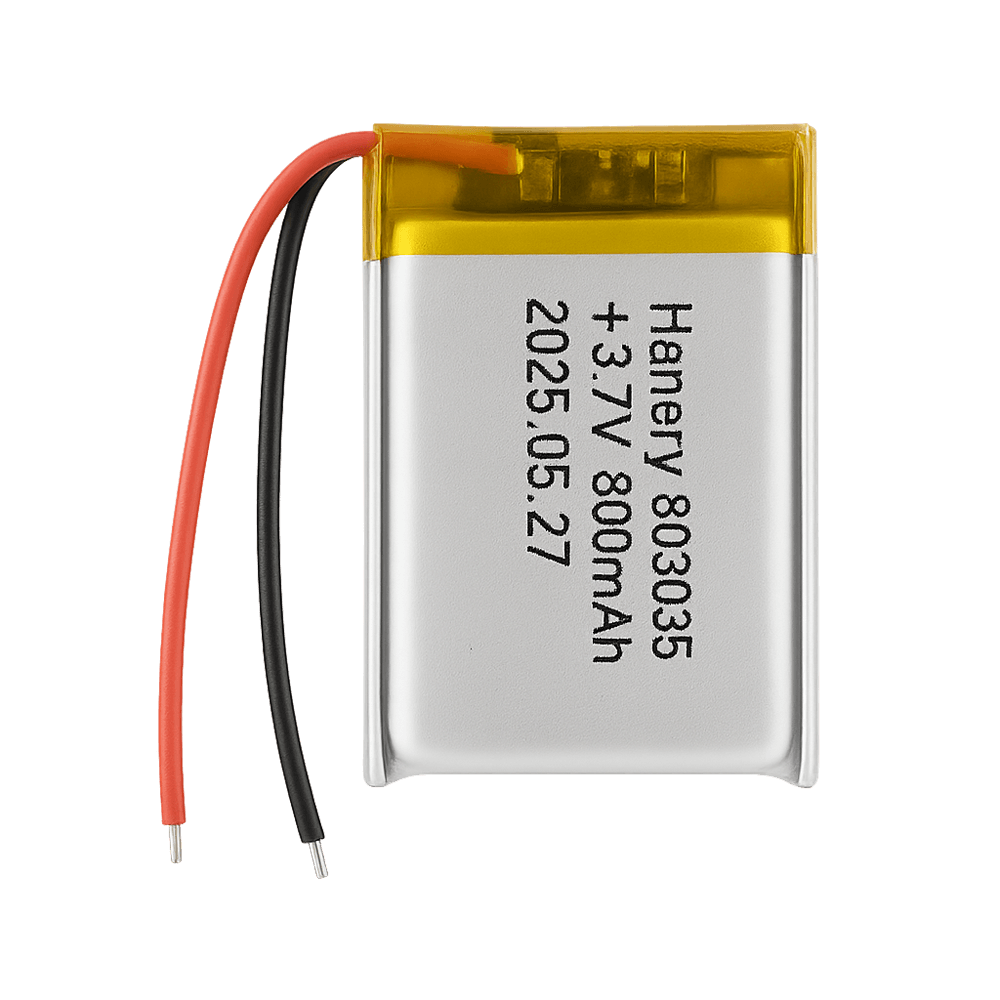 3.7V 800 mAh Lithium Batteries 803035