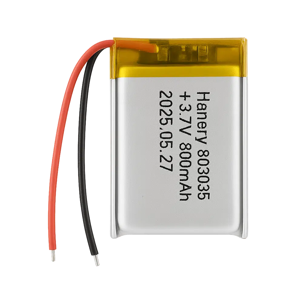 3.7V 800 mAh Lithium Batteries 803035
