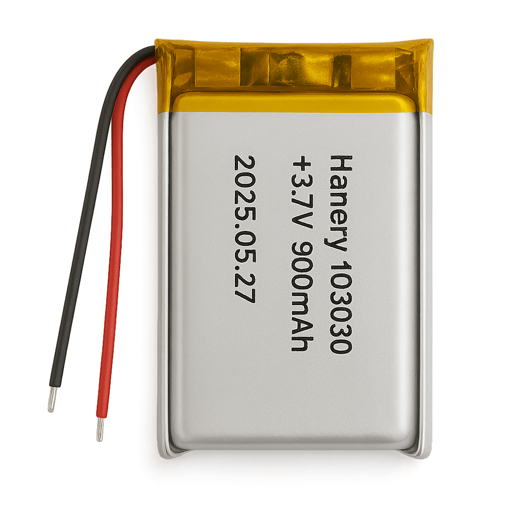 3.7V 900 mAh Lithium Batteries 103030
