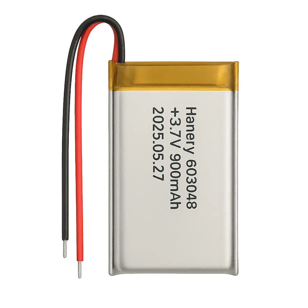 3.7V 900 mAh Lithium Batteries 603048