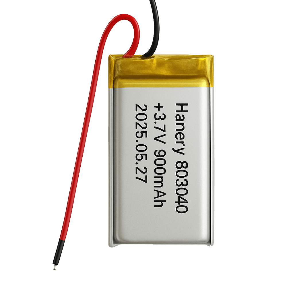 3.7V 900 mAh Lithium Batteries 803040