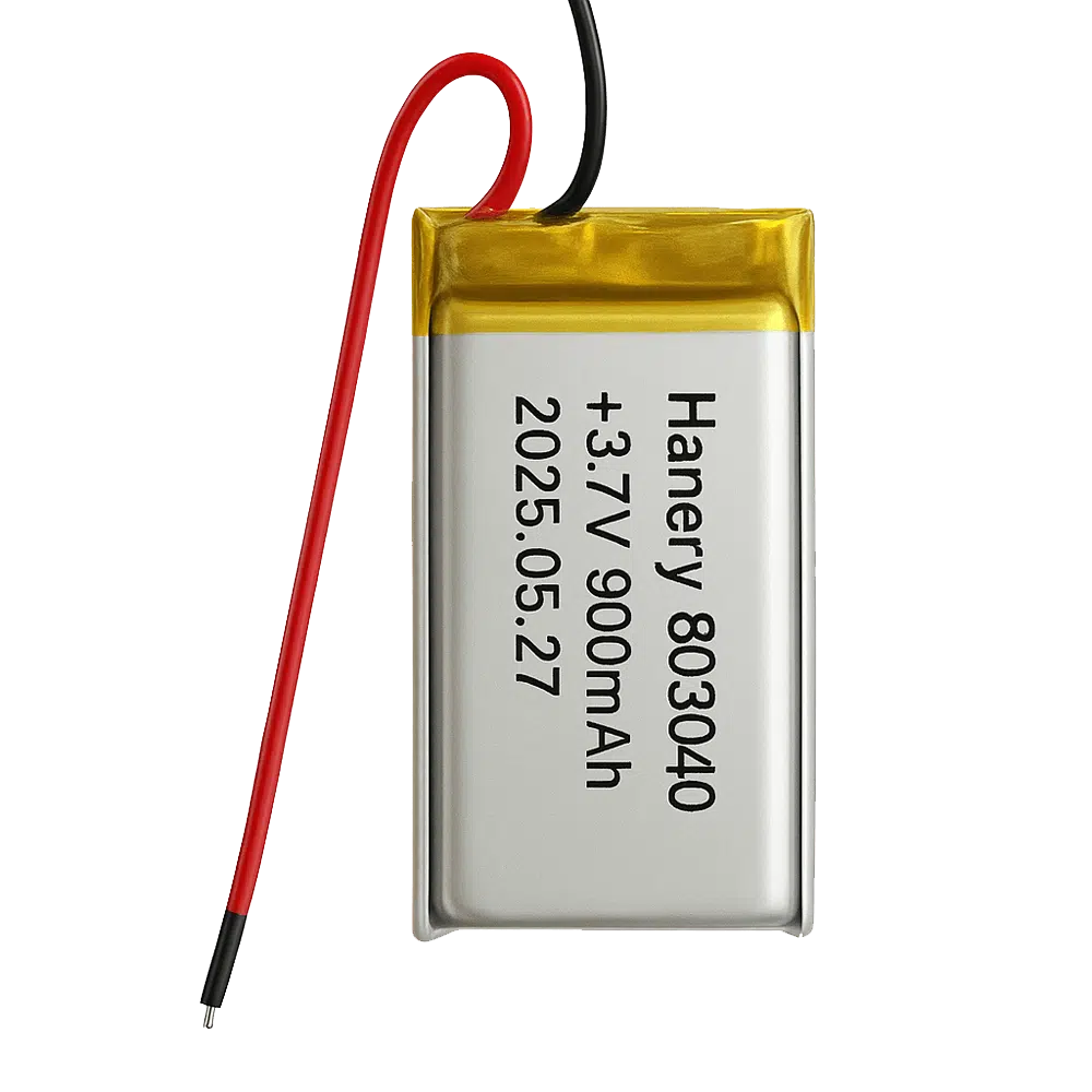 3.7V 900 mAh Lithium Batteries 803040