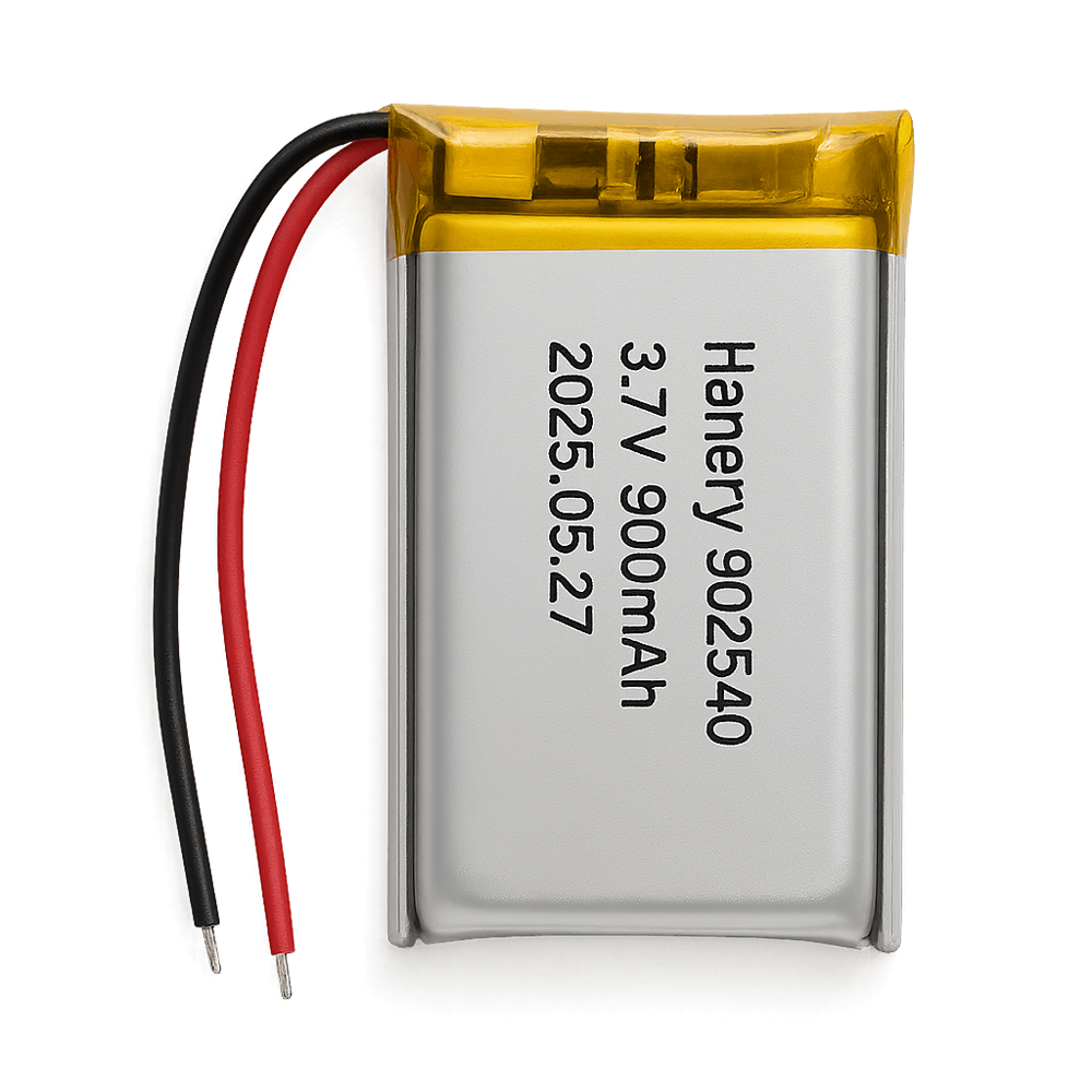 3.7V 900 mAh Lithium Batteries 902540