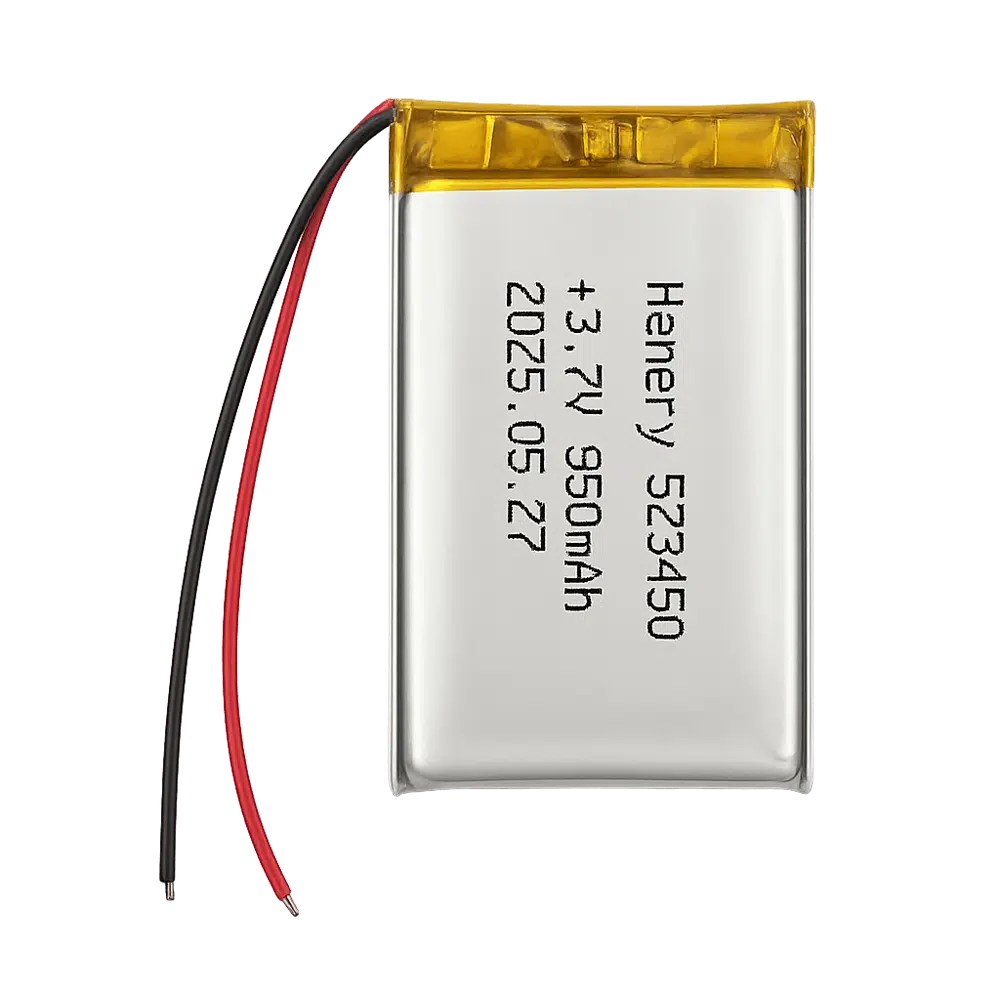 3.7V 950 mAh Lithium Batteries 523450