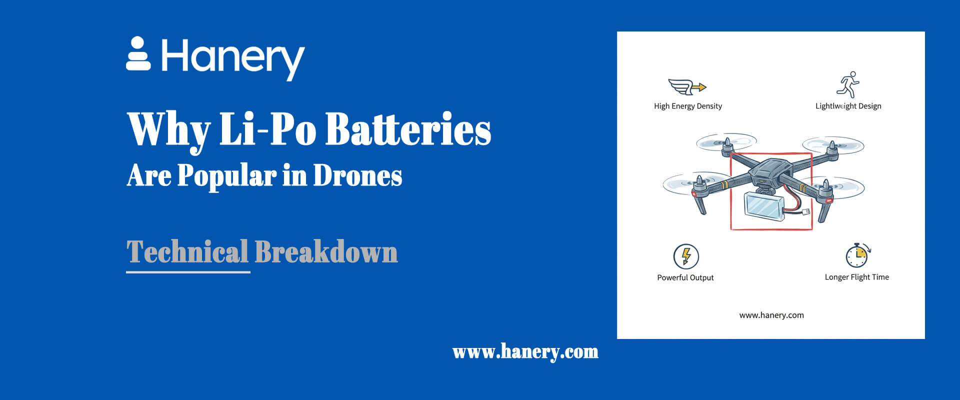 Why Li-Po Batteries Are Popular in Drones
