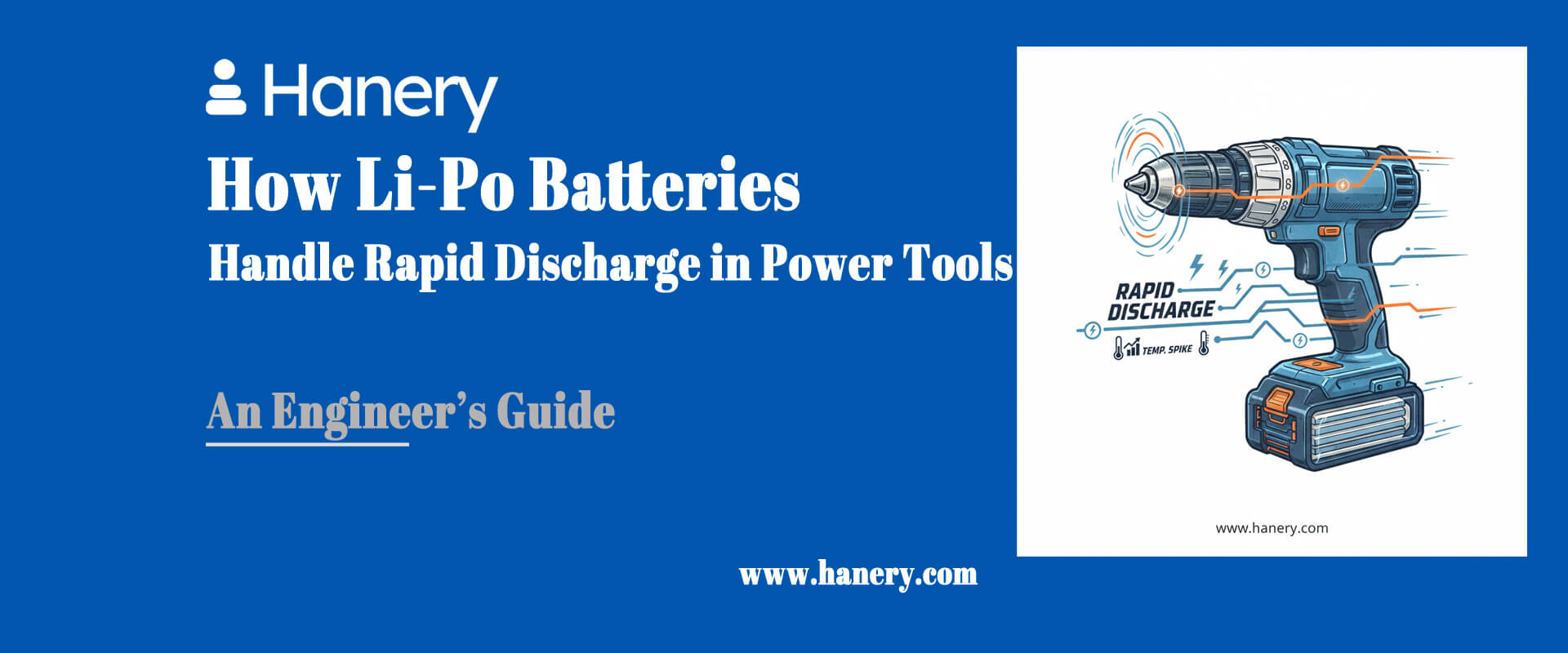 How Li-Po Batteries Handle Rapid Discharge in Power Tools
