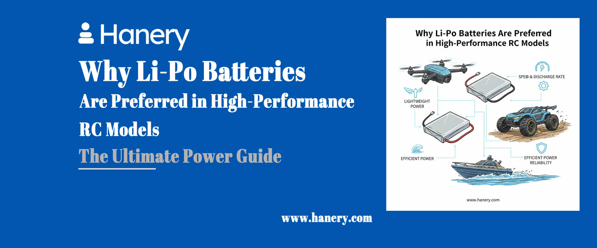 Why Li-Po Batteries Are Preferred in High-Performance RC Models