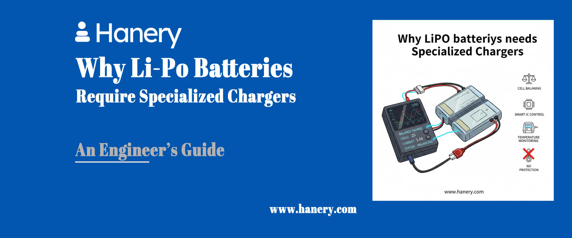 Why Li-Po Batteries Require Specialized Chargers