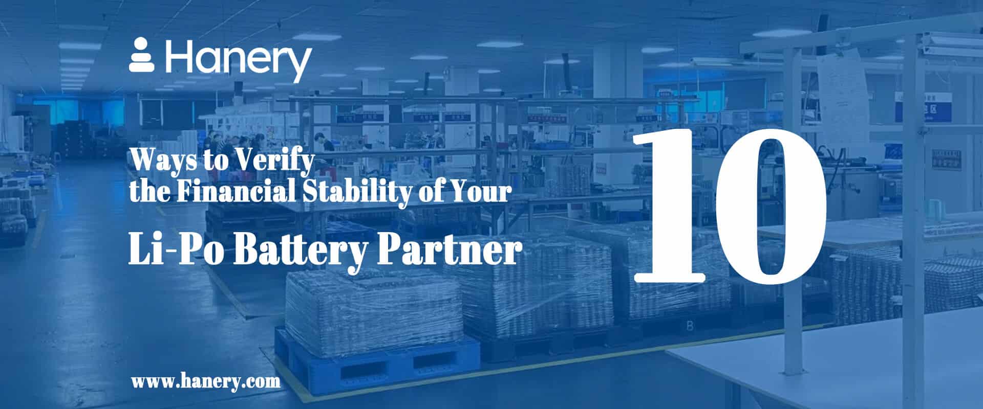 10 Ways to Verify the Financial Stability of Your Li-Po Battery Partner