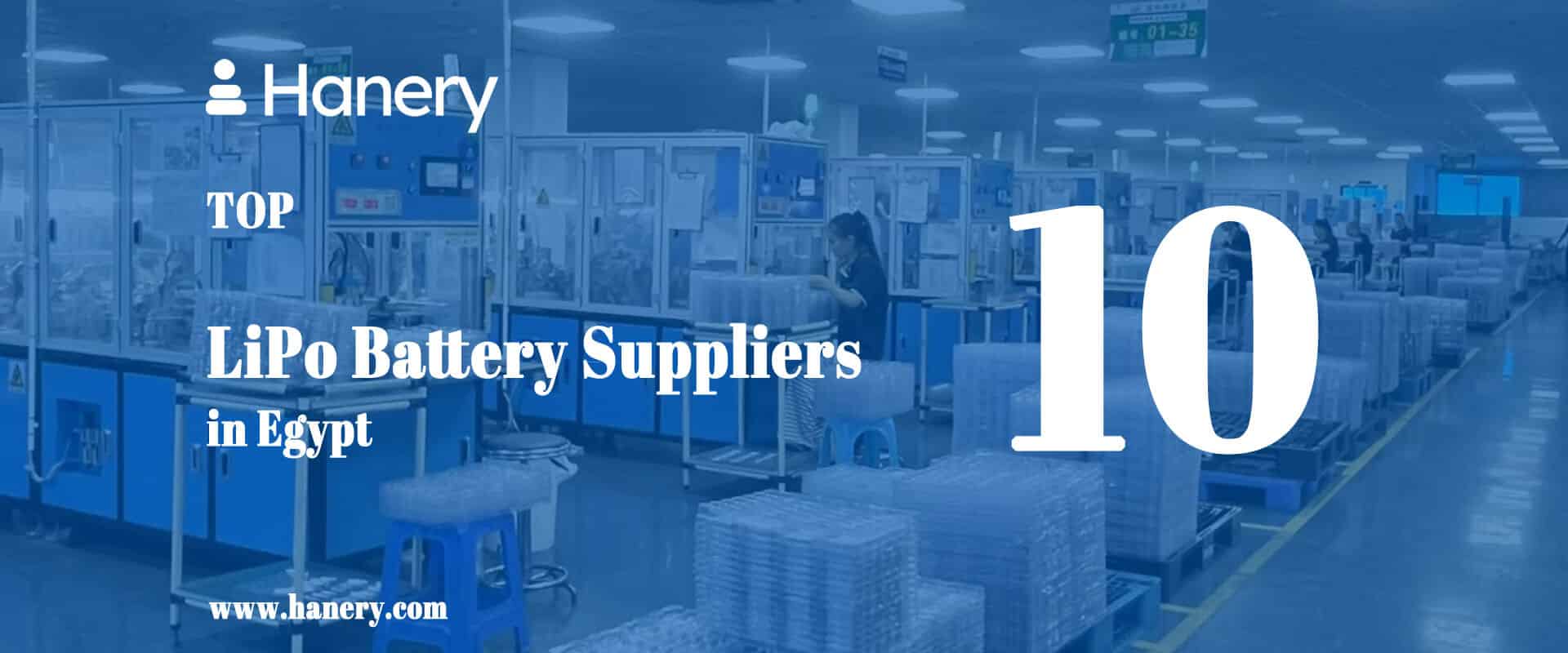 Top 10 LiPo Battery Suppliers in Egypt